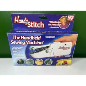 Handy Stitch Handheld Sewing Machine Portable Cordless As Seen On TV White